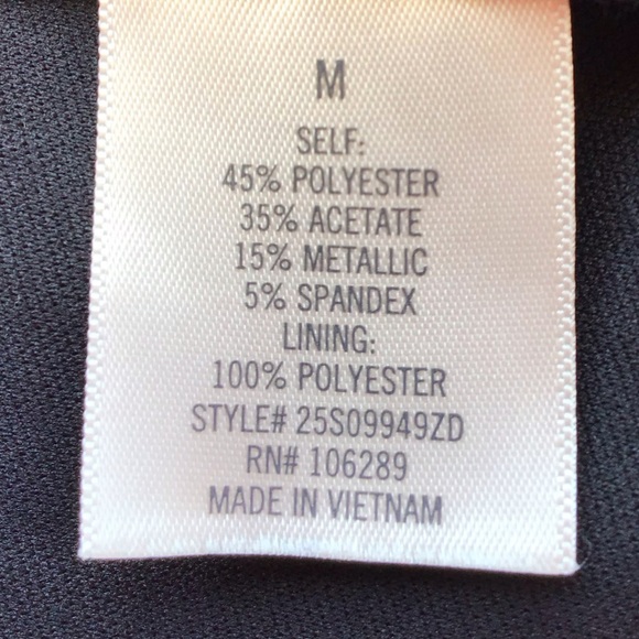 Mi Ami Navy Blue Shimmer Romper Size Medium - Picture 9 of 10